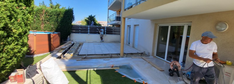 Installation d'une véranda à toiture fixe isolée dans le quartier de Saint Barnabé Marseille