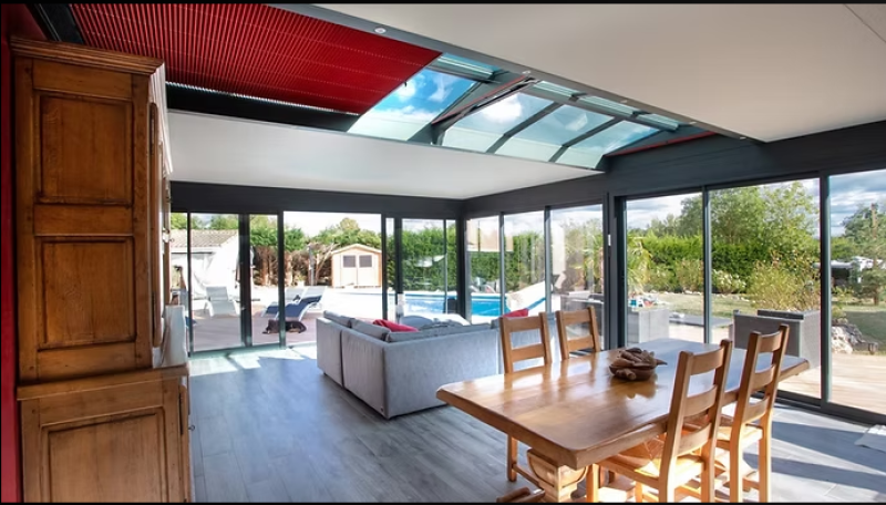 LA VÉRANDA À TOITURE PLATE XXL : EQUINOXE