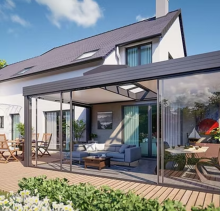 Notre zone d'activité pour ce service Création de pergola ciel ouvert avec lames orientables et éclairage LED intégré pour profiter pleinement de l'extérieur