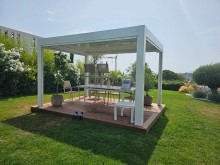 Notre zone d'activité pour ce service Conception de pergola bio-thermique isolée avec toit rétractable et espace fermé pour une pièce de vie extérieure